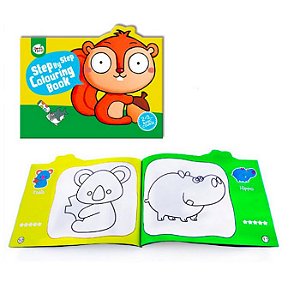 Passo a Passo Livro para Colorir - Básico - Jar Meló