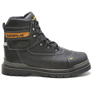 bota caterpillar masculina preta