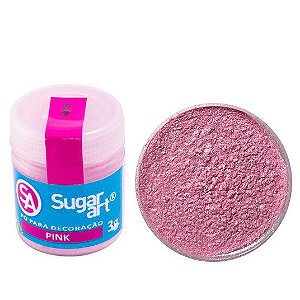 Pó Sugar Art Decoração Pink 3g