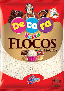 FLOCOS MACIOS DE CHOCOLATE BRANCO 500g - CACAU FOODS