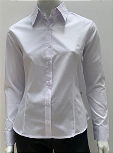 CAMISA SOCIAL FEMININA MANGA LONGA COM ELASTANO