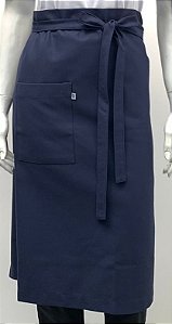 AVENTAL 1/2 SAIA BOLSO DUPLO - MARINHO