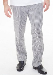 CALÇA CHEF UNISSEX XADREZ PIED POULE C/BOLSOS