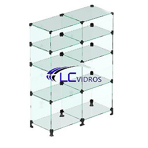 Balcão de atendimento 80cm/comprimento (2 box de 40cm)