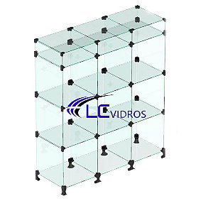 Balcão de atendimento 90CM/comprimento (3 box de 30cm)