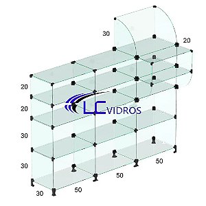Balcão caixa 1.50 metros / comprimento