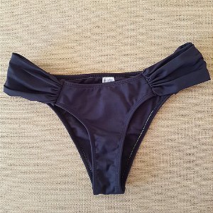 Calcinha de Biquíni Borboleta Bombom - Preto