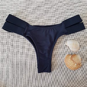 Calcinha de Biquíni Tira Dupla Lateral - Preto
