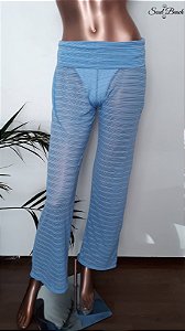 Calça Saída de Praia  - Azul