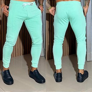 Calça Moletom premium: Verde Água