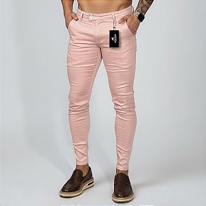 Calça Alfaiataria Skinny Cós Italiano: Rose