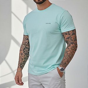 Camiseta Básica Premium Verde Água