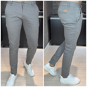 Calça Alfaiataria: Cinza