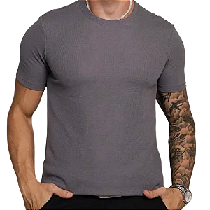 Camiseta Angra Textura Cinza Grafite
