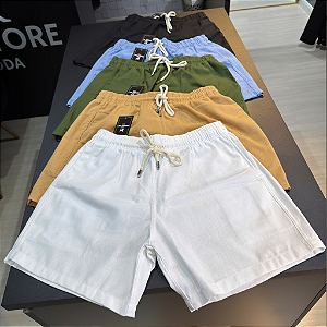 Short Linho Branco