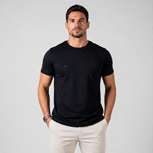Camiseta Cotton Premium Black