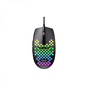 MOUSE GAMER USB HAVIT MS-1008 3200DPI RGB PRETO