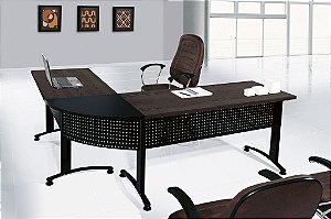 conjunto de mesa linha Studio base preta
