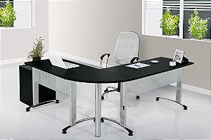 Conjunto de mesa linha Studio base cromada