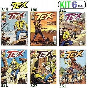 Tex Almanaque - Kit com 6 exemplares  Gibi Tex