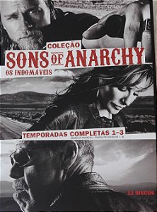 Sons Of Anarchy - Os Indomáveis - 1ª a 3ª Temporadas - 12 Dvds