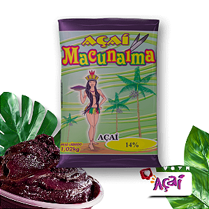 AÇAI PRIME 14%  MACUNAIMA 1KG