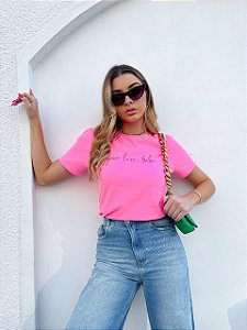 T-SHIRT CHARLOTTE ROSA NEON