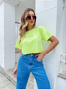 CROPPED SABRINI VERDE NEON