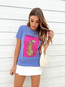 T-SHIRT SAMARA ROXO HORTENSIA