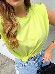 MUSCLE TEE CELINA LEMON