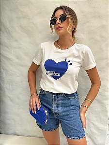 T-SHIRT MURIELY OFF WHITE EM PEDRARIAS