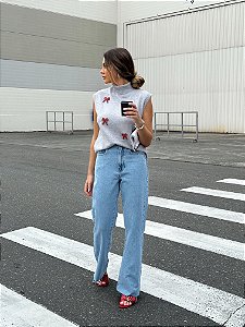 CALÇA HELENA JEANS CLARO