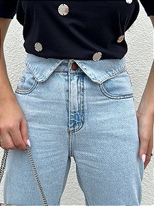 CALÇA ESTEFANY JEANS CLARO