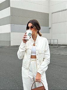 JAQUETA MEL COR OFF WHITE