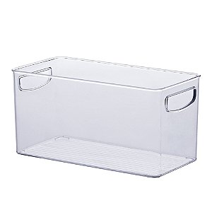 Organizador Diamond Cristal 30x15x15cm - Com Alças