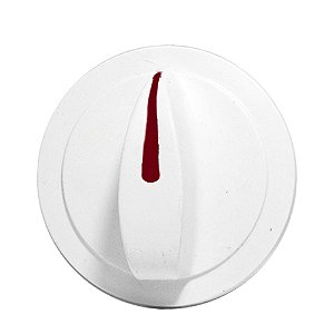 Botão rosa maria dakorama sem espelho horizontal branco 32