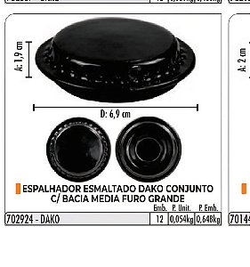 Espalhador c Bacia Dako 2924