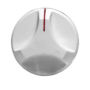 Botão Para Fogão Dako Estrela Branco Vertical Rosa Maria S/Cano