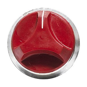 Botão Dako Estrela c/ Cano c/ Espelho Niquelado Posição Horizontal