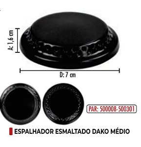 Espalhador Dako Familia Médio