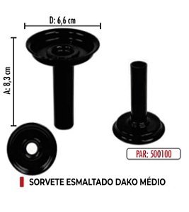 Sorvete Dako Familia Médio