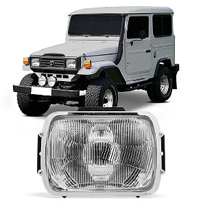 Farol Bandeirante Quadrado com Suporte - LD LE - 1989 / 2001 - Marca Rossi (01 UNIDADE)