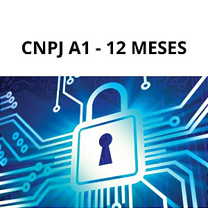 e-CNPJ-A1-SÓ CERTIFICADO-12 MESES