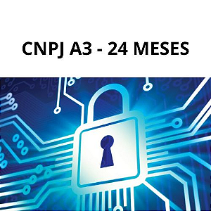 e-CNPJ-A3-SÓ CERTIFICADO-24 MESES