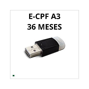 e-CPF-A3-TOKEN-36 MESES