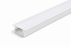 Perfil de Embutir Aluminio 23x7mm com 2mts