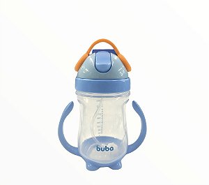 Copo Com Alça Removível Fone Musical Buba Azul 300ml