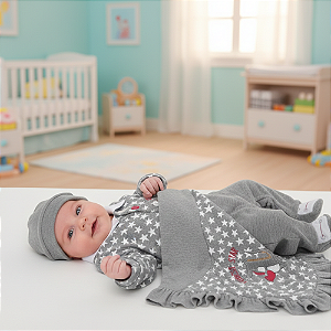 Saída de Maternidade Plush Star Otolina My Baby P