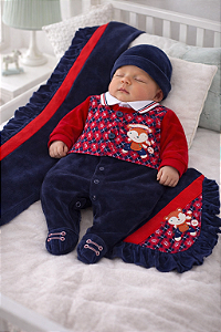 Saída Maternidade Plush Raposinha Otolina My Baby