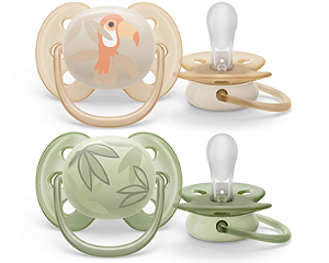 Chupeta Dupla Ultra Soft Decorada 0-6 MPhilips Avent